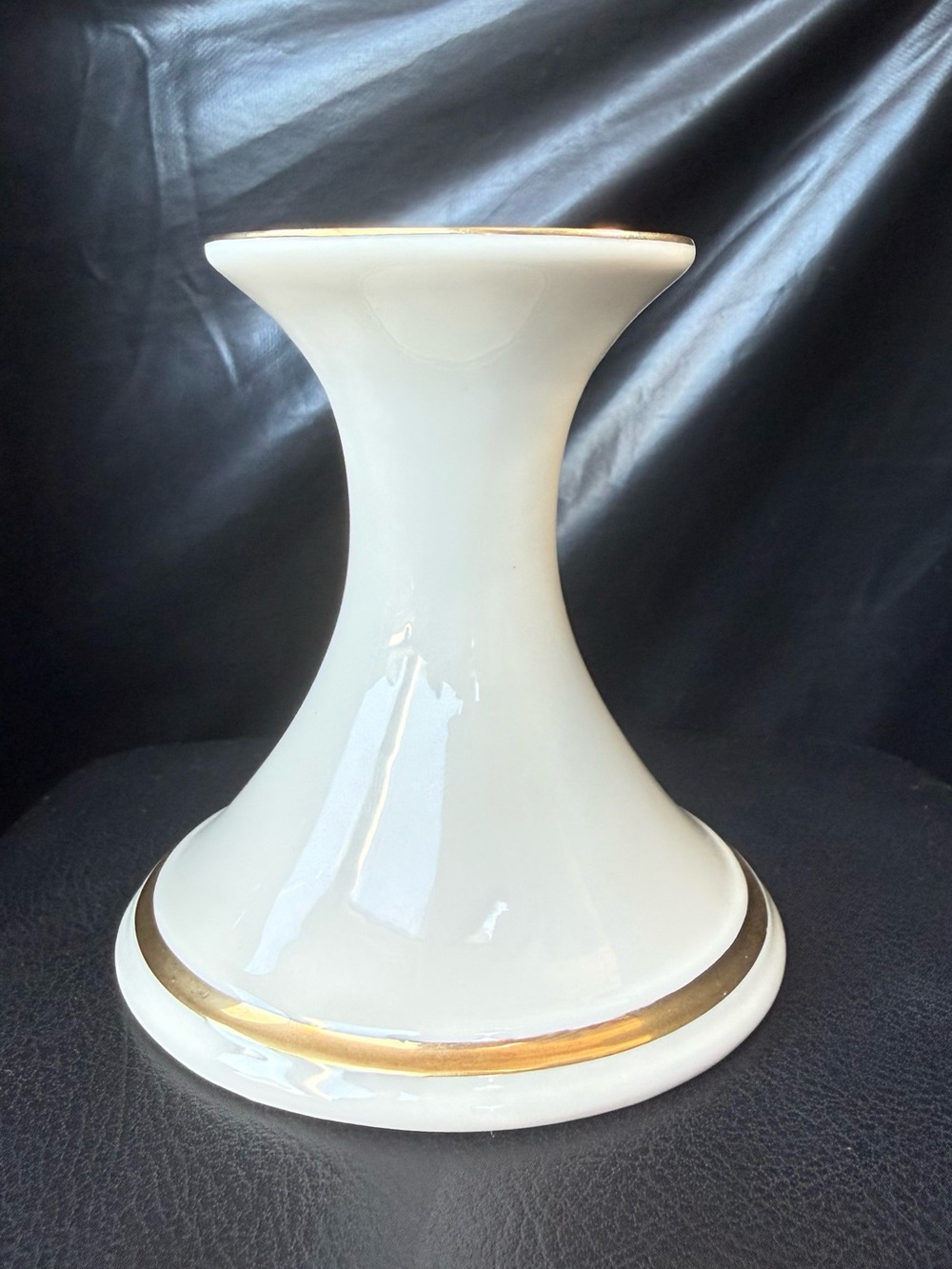 Lenox Classic Decorative Candlestick Candle Holder Gold Trim